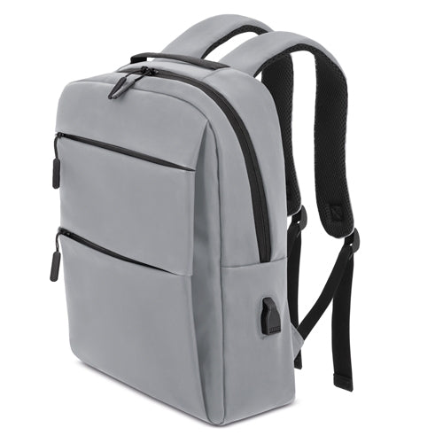 Mochila Portaordenador Soft-Touch Gris