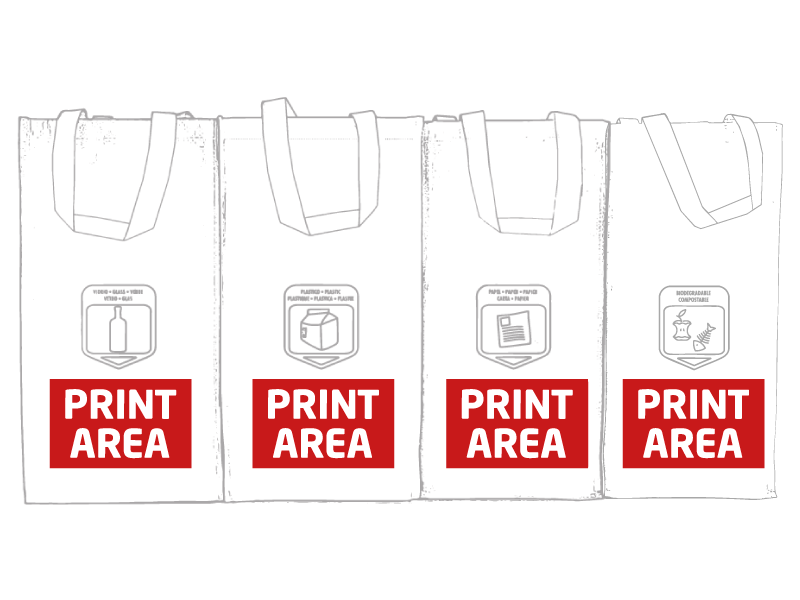 Bolsa Eco Non Woven Laminada " Recicla4"