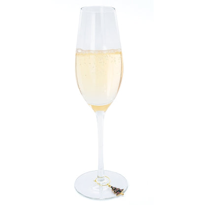 Set De 6 Aros Navideños Para Copas "Brindis"