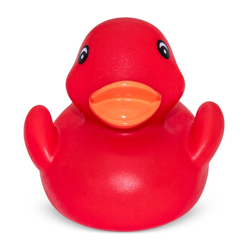 Patito De Goma Color Rojo