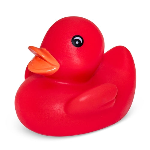 Patito De Goma Color Rojo