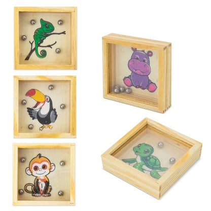 Set De 5 Laberintos De Madera