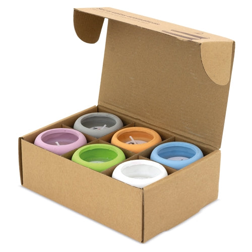Set De 6 Velas Aromáticas Para Regalo
