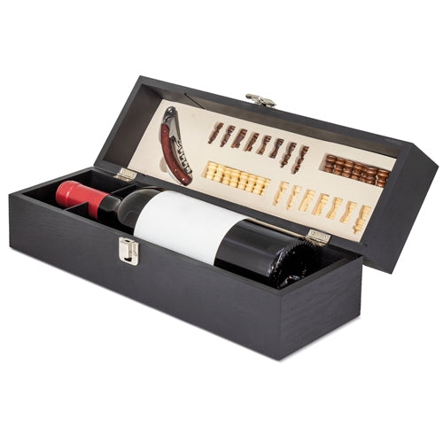 Set De Vino Con Ajedrez Para Regalo