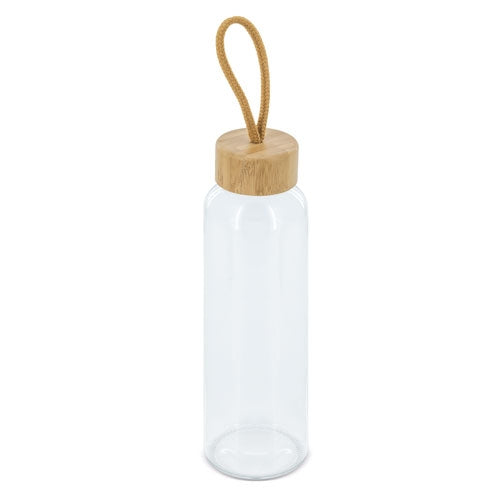 Botella Cristal Tapon Bambu "Blis"