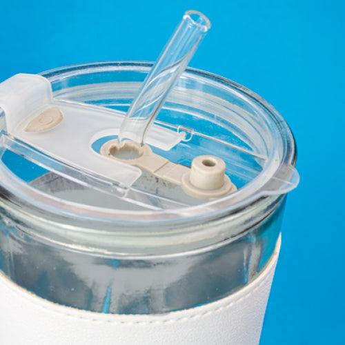 Vaso 450Ml Con Pajita