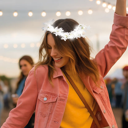 DIADEMA FLORES LUMINOSAS