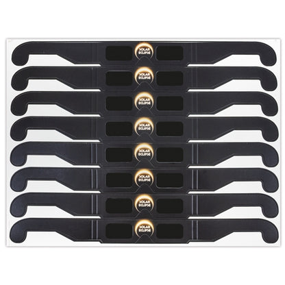 Gafas Eclipse Solar Homologadas ISO - Plancha 8 Unidades