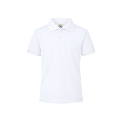 Polo Niño Blanco "keya" (lote de 50)