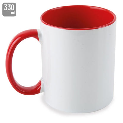 Mug Sublimacion Rojo
