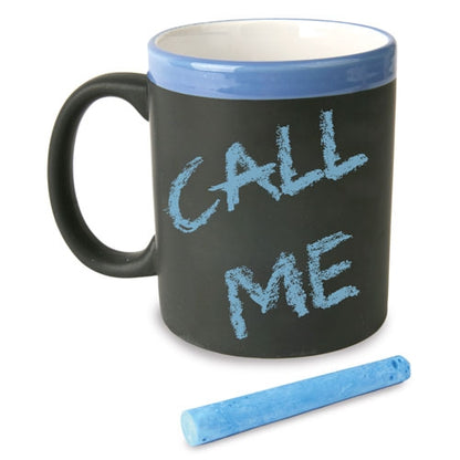 Mug De Ceramica Pizarra Azul