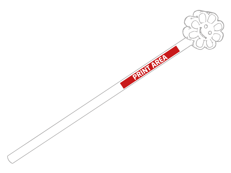 Lapiz Madera "Flower"