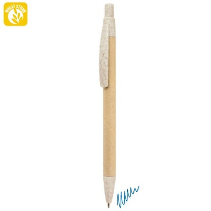 Boligrafo Fibra De Trigo "Ecobio"