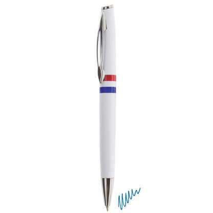 Boligrafo Metal/Plastico Bandera Francia "Aysen"