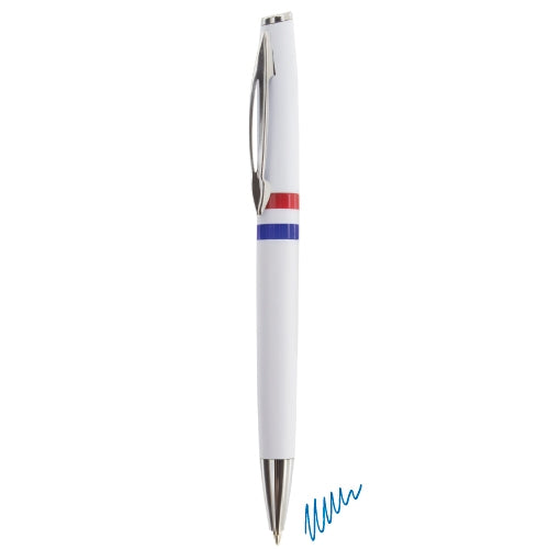Boligrafo Metal/Plastico Bandera Francia "Aysen"