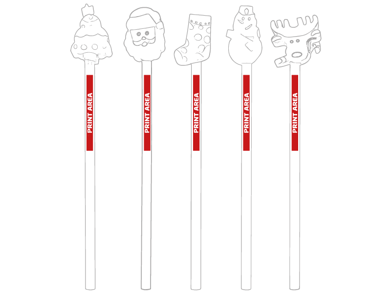 Lapices Christmas (1 Pack)