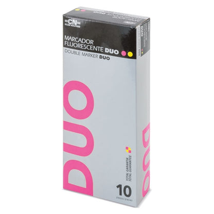 Marcador Doble Fucsia/Amarillo "Wicky"
