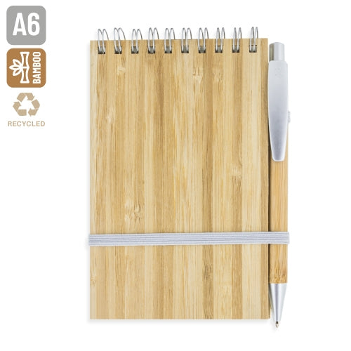 Bloc Bambu Con Boligrafo Nature