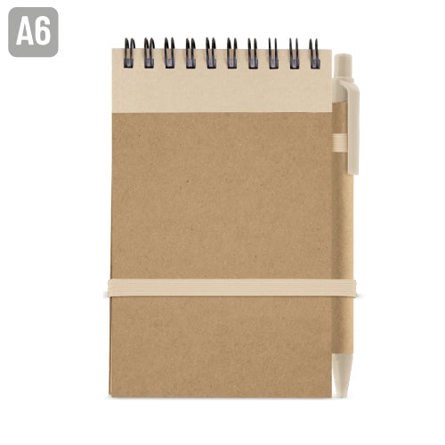 Bloc De Notas Con Boligrafo Reciclado