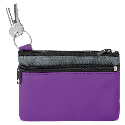 Monedero 2 Cremalleras Li/Gr "Duble"