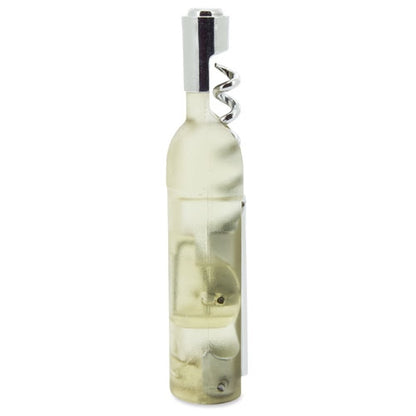 Sacacorchos Forma Botella Blanco
