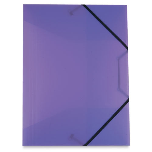 Carpeta Silver Con Gomas Lila