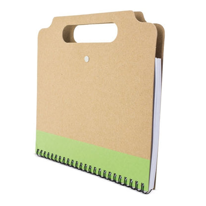 Maletin Libreta Reciclada Dante Pistacho