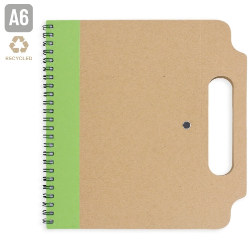 Maletin Libreta Reciclada Dante Pistacho