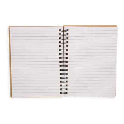 Libreta Con Anillas Blancas Corcho Natural