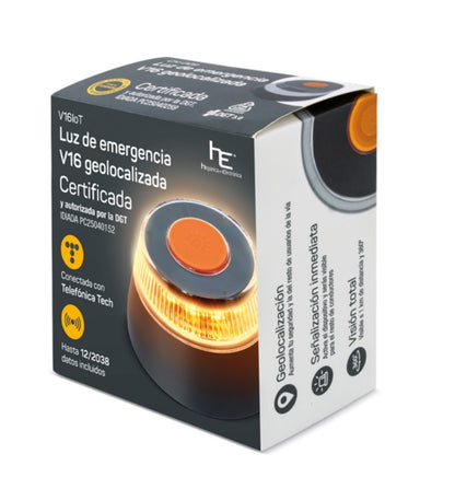 Luz de emergencia Baliza Homologada Geolocalizada V16