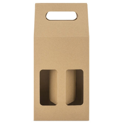 Caja Carton Ventana 2 Botellas "Treviso"
