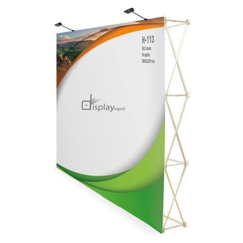 Pop Up Velcro 5X3 Con Trolley "Showroom"