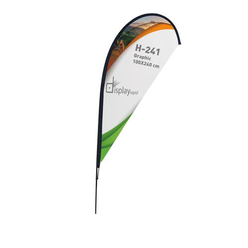 Soporte Bandera Forma Gota 3 M