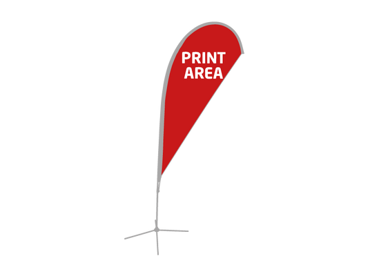 Soporte Bandera Forma Gota 3 M