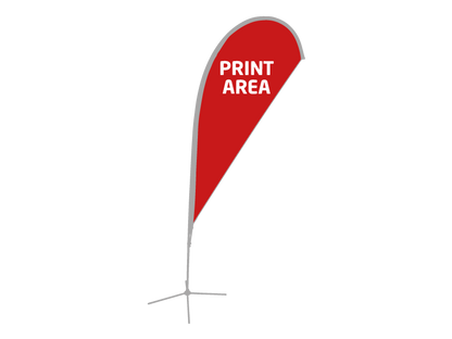 Soporte Bandera Forma Gota 4 M