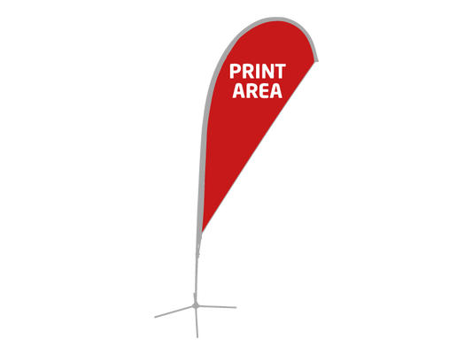 Soporte Bandera Forma Gota 4 M