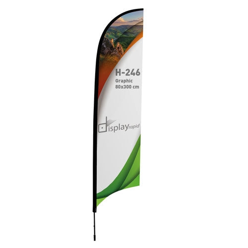 Soporte Bandera Forma Pluma 3 M