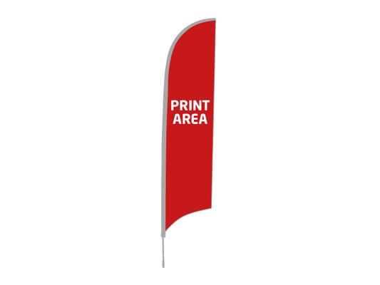 Soporte Bandera Forma Pluma 3 M