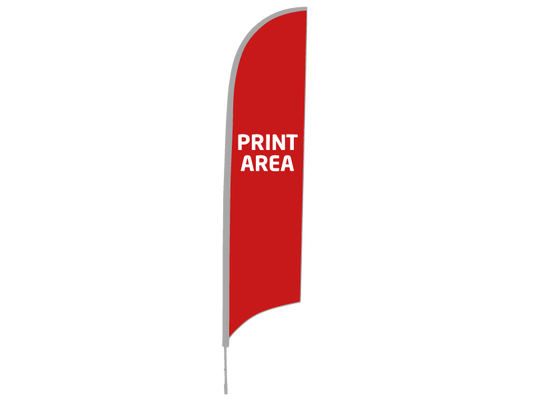 Soporte Bandera Forma Pluma 4 M