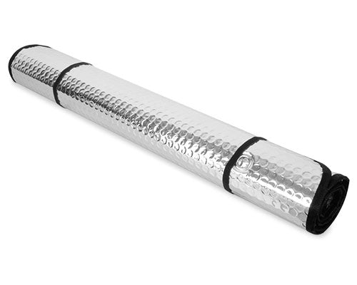 Parasol Metalico Coche 2 Caras Ribete Negro