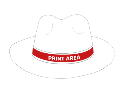 Sombrero De Ala Ancha Rojo