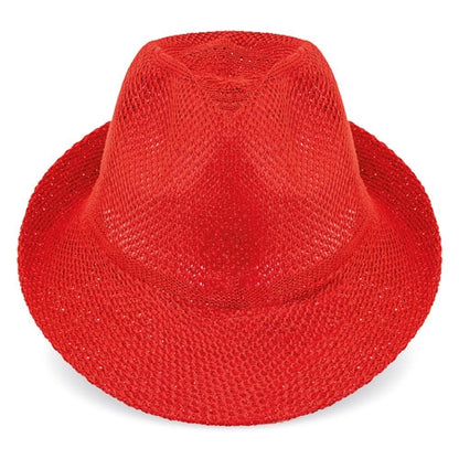 Sombrero De Ala Ancha Rojo