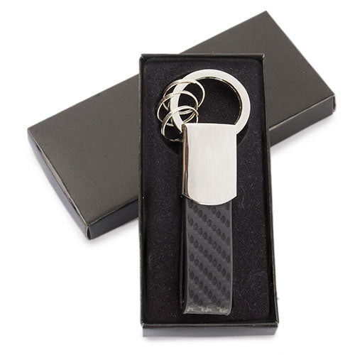 Llavero Metalico Carbon Fiber