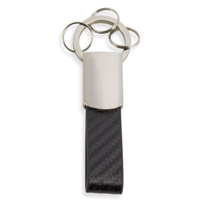 Llavero Metalico Carbon Fiber