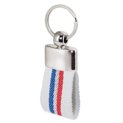 Llavero Cinturon Bandera Francia Blanco "Derex"