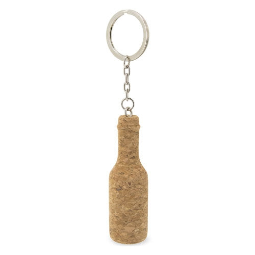 Llavero Corcho Botella Tridimensional "Ropo"