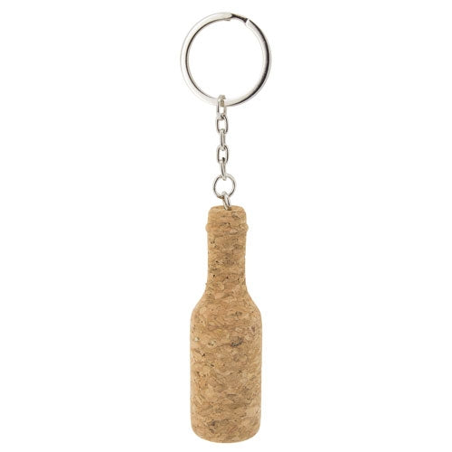 Llavero Corcho Botella Tridimensional "Ropo"