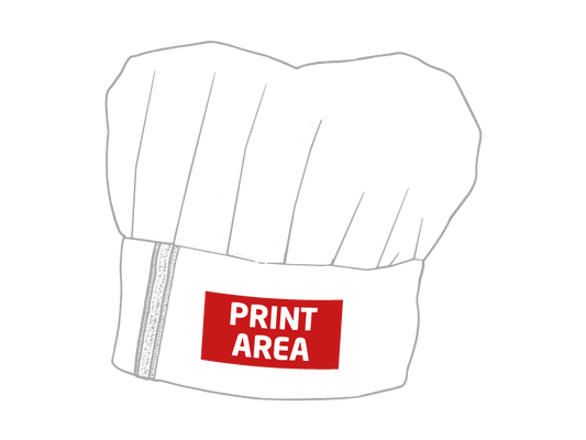 Gorro Cocinero Bandera Blanco "Roncer"