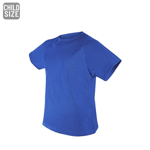 Camiseta Niño Ligera Color Royal Talla 4-6 para Uniforme