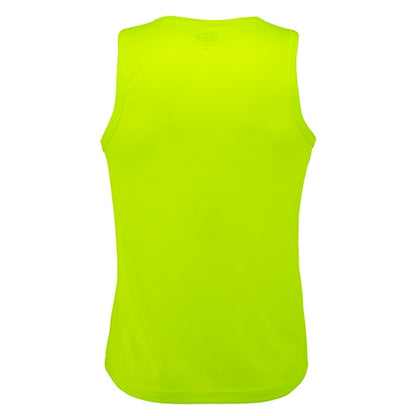 Camiseta Gym D&F Blanca Amarillo - Talla L